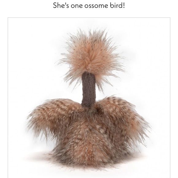 JellyCat NWT Odette The Ostrich - Picture 7 of 8